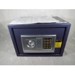 A digital home safe, 25cm (h) x 35cm (w)