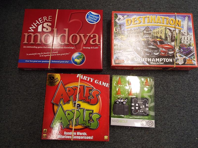 Three modern board games consisting of D