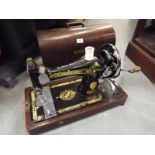 An early 20th century Singer Sewing mach