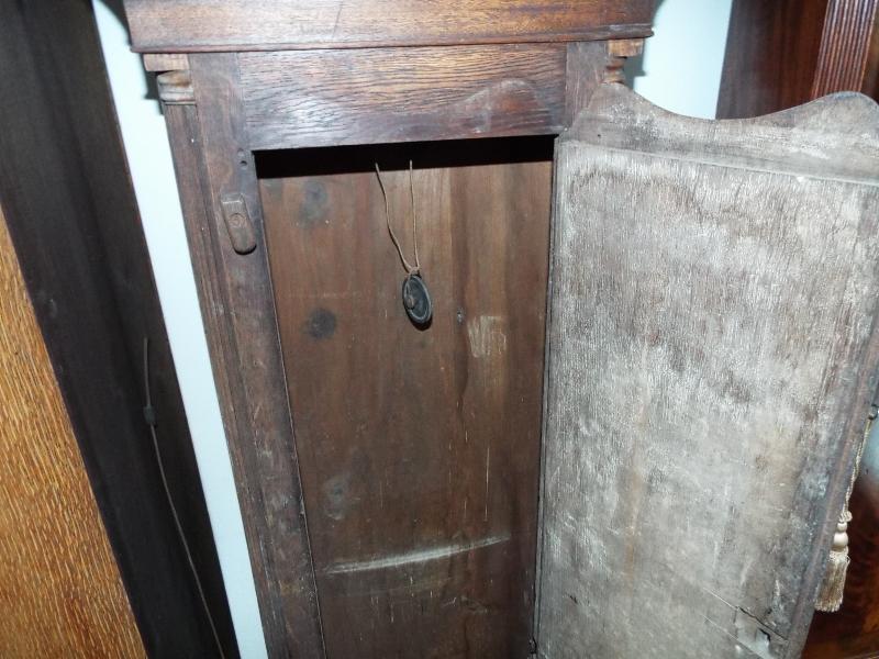 A late 18th century oak and mahogany 8-d - Image 2 of 4