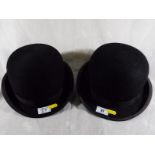 Two Dunn & Co extra lightweight top hats