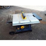 A Pro portable 1500 watt table saw with