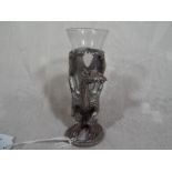 A Royal Selangor Lord of The Rings pewter shot glass entitled Smaug The Dragon, 12cm (h) signed to