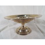 A George VI silver hallmarked tazza, Bir