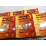 Stanley Gibbons - Six volumes of Stamps