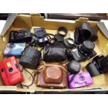 A good collection of vintage cameras to