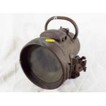 A Powell & Hanmer Ltd (Birmingham) brass safety lamp, approximately 26cm (h) x 24cm (w)