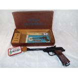 A rare Walther L.P Mod 53 0.177 (4.5 mm) caliber target air pistol. Complete with original  box and