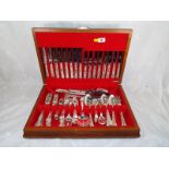 A cased canteen of Kings Pattern silver plated cutlery - Est £30 - £50