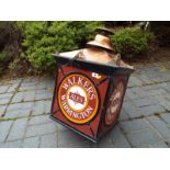 A large promotional / advertising lamp marked Walkers Ales, Warrington 74cm (h)