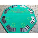 A octagon gaming poker tabletop, mint in box