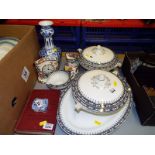 A mixed lot of ceramics to include Delft, Marne tableware, Mason's Ironstone decorated in the Java