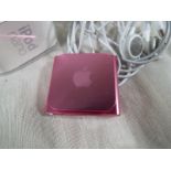 A iPod Nano 16GB , pink with box and headphones