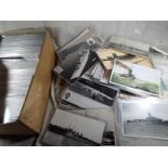 Approx 280 Naval interest postcards to include shipping including real photographical views of