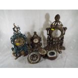 A collection of clock parts