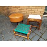 A target stool and a further two stools (3)