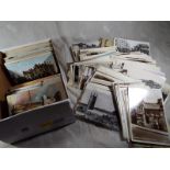 Approx 450 early to mid period mainly UK topographical postcards including real photographs and