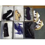 Seven pairs of lady's designer shoes, to include Unisa and similar (7)