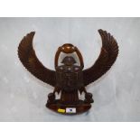 A good quality Egyptian figurine depicting a scarab beetle 30 cm (h)