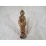 A good quality heavy stone carving depicting an Egyptian God 24 cm (h)