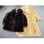 Vintage clothing - A pair of lady's vintage coats