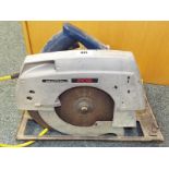 A Ryobi 10 inch circular saw model number W8402NC