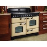 A Rangemaster 110, in cream, 91cm (h) x 110cm (w) x 65cm (d)