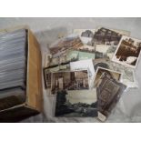 Approx 400 early to mid period UK topographical postcards with some Foreign and subjects to include