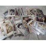 Approximately 160 Edwardian and later theatre and cinema cards depicting named artists / actors -