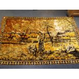 A silk carpet, 180cm x 120cm