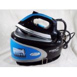 Ex Display - A Morphy Richards Power Steam Station, blue and black - Est £50 - £80
