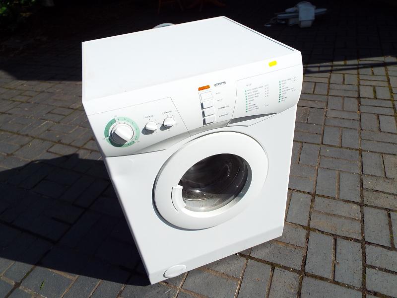 A Gorenje washing machine,