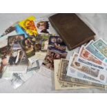 A small mixed lot to include early 20th century and later postcards and greetings cards,