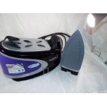 Ex Display - A Morphy Richards Power Steam Elite Steam Station in purple and black - Est £40 - £80