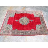 A rug with tassels of tradition design,