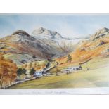 After Peter Annable - a limited edition print entitled 'Harrison Stickle Great Langdale' 
23/850,