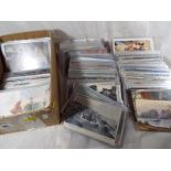 Approximately 400 mainly early period UK topographical postcards to include real photographs and