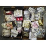 Unused retail stock - Two boxes containing a large quantity of children's / baby shoes,