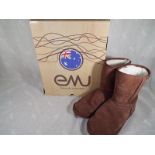 A pair of Emu size 6 leather winter boots,