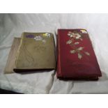 Two old postcards albums containing mainly early period, few modern,