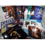 Cliff Richard Memorabilia - A collection of calendars, concert programs,