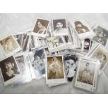 Approximately 160 Edwardian and later theatre and cinema cards depicting named artists / actors -