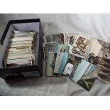 Approx 450 earlier period UK topographical and Foreign postcards to include subjects, real photos,