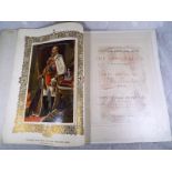 A King Edward VII 1902 Coronation leather bound book,