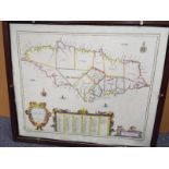 Cartography - Two coloured maps depicting the America's and Jamaica both printed by John