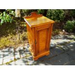 A bedside pot cabinet 84cm x 38cm x 35cm (see also lot 57)