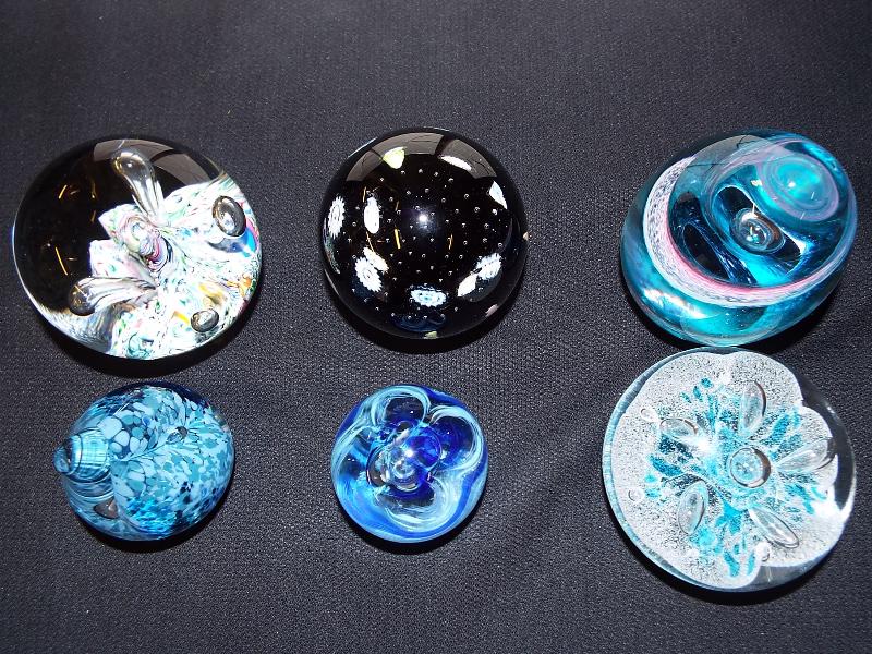 Six Caithness paperweights to include Crystal Carousel, Whirlpool, Helter Skelter, Moon Flower, - Image 2 of 2