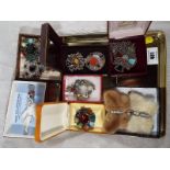 A good collection of quality vintage brooches predominantly with a Celtic design