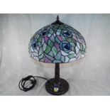 A Tiffany style table lamp,