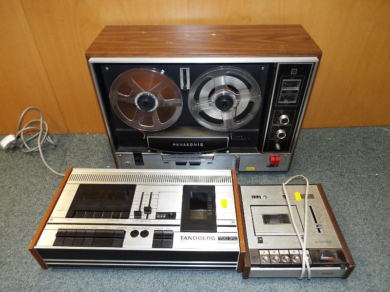 A Panasonic RS 790 AD reel to reel tape,